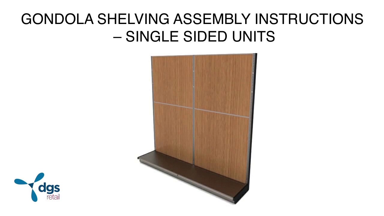 Gondola Shelving Assembly & Store Setup