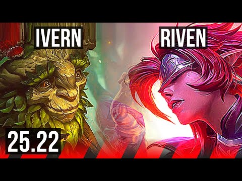 IVERN vs RIVEN (TOP) | 5/1/6, 600+ games | EUW Master | 25.22