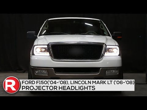 Spec-D Projector Headlights Ford F150 (04-08) Mark LT (06-08) C-Bar LED - Specs & DIY How To Install