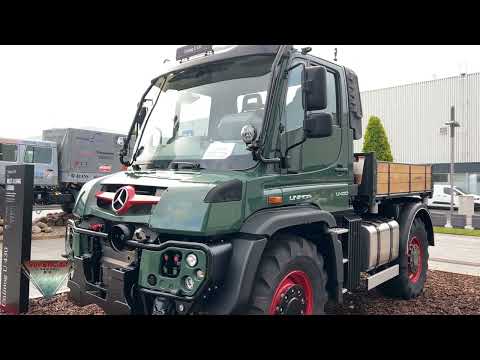 2023 Mercedes Unimog U 430 4x4 Walkaround IAA Transportation 2022 Hannover Messe