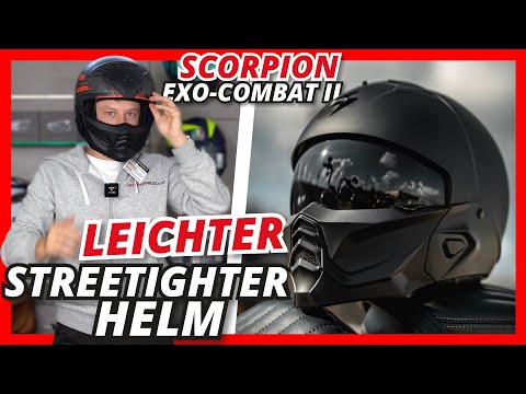LEICHTER STREETFIGHTER-HELM mit ECE 22.06 | Scorpion EXO-Combat II [Unboxing & Produktvorstellung]