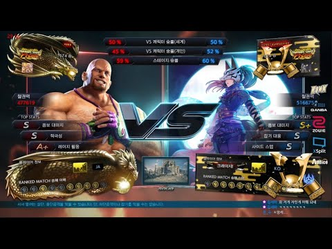 Murduk VS eyemusician (kunimitsu) - Tekken 7 Season 4