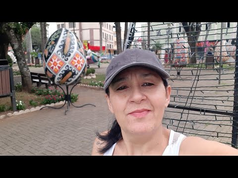 Decoração de Páscoa pracinha de  união da vitória Paraná/kkkk no vídeo falei porto união!