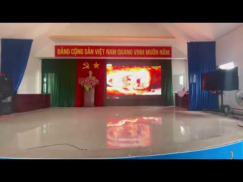 UBND Phường Lộc Nga, Lâm Đồng | Ledone thi công dự án thầu màn hình LED GOB P2.5 phòng Hội trường