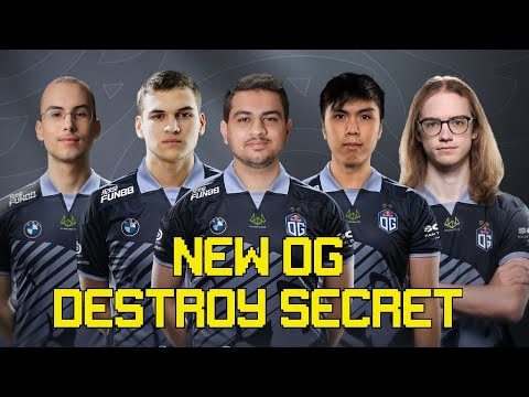 Og vs Team Secret Dota 2 amazing game for OG, destroy secret