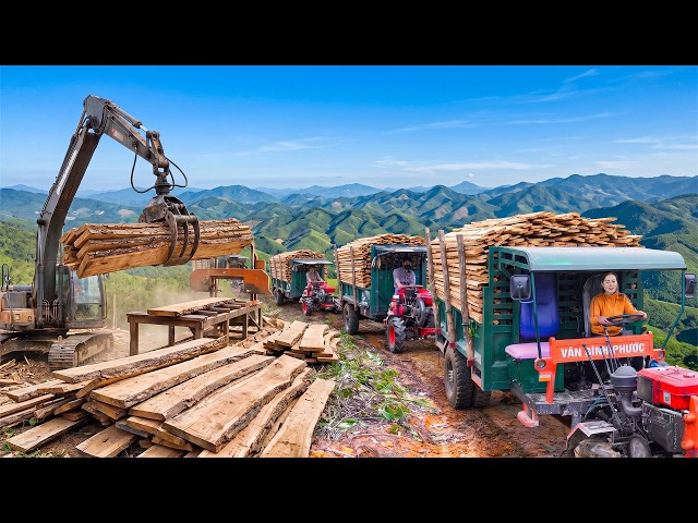 Buy 1000+ TONS Peeled Dry Wood Planks - Use 3-Wheeled Truck to Transport to Sell for Villagers SDDEFAULT Thumbnail
