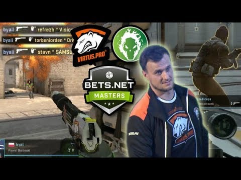 Byali 1 VS 3 Clutch! Pasha Sneaky Behind AWP Clutch! Virtus.pro Highlights VS Fragsters
