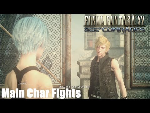 Final Fantasy XV Comrades - Gladiolus, Ignis & Prompto Boss Fights (Multiplayer DLC)