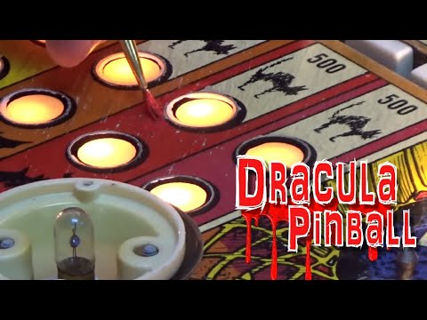 If I Can Repaint The Playfield On This Old Stern DRACULA Pinball Machine, We'll Try To Play It!