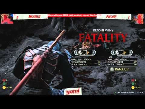 WB Round 1: Mr. Freeze (Kotal Kahn) vs. Pokchop (Kenshi) - MKX; AKA Week 3