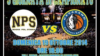 preview picture of video 'Highlights 5° Giornata: Nuova Pol. Stabia - Cesarano Scafati Basket  85 - 89'