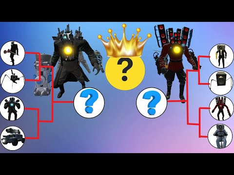 Skibidi toilet tournament Team Cameraman vs Team Speakerman