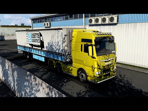 ETS2 - MAN - Tableware - Le Mans to Rennes - Euro Truck Simulator 2