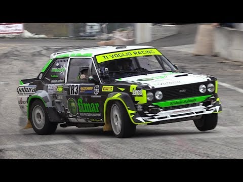 Paolo Diana' Fiat 131 Racing Proto Screaming Engine & Show at RallyLegend!