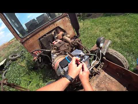 Загрузился. Съездил за сеном. Едим мороженое / Семья в деревне