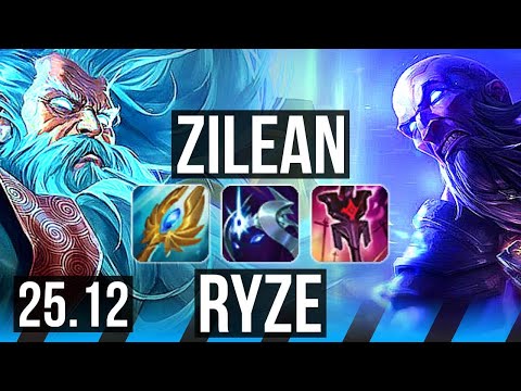 ZILEAN vs RYZE (MID) | 35k DMG, 6/3/23 | EUW Master | 25.12