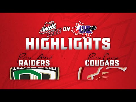 Prince Albert Raiders at Prince George Cougars 10/12 | WHL Highlights 2024-25
