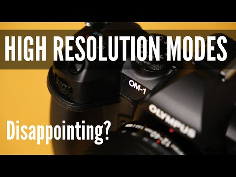 How Good Are the OM-1 High Resolution Modes (and other micro four thirds cameras?)