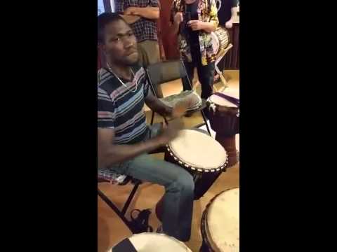 Namory Keita Young Master Djembe Kan Solo On MP's Cassia Wood Djembe