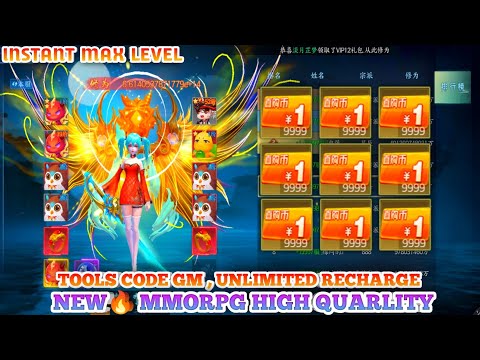 🔥New Game MMORPG High Quarlity  - Tools Code GM & Unlimited Recharge