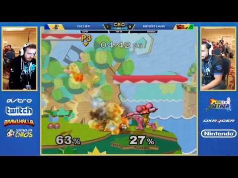 CEO Dreamland Melee - CLG | SFAT (Fox) vs Selfless | Hugs (Samus) - Top 48