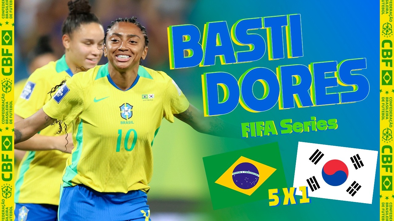 BASTIDORES DA VITÓRIA DO BRASIL SOBRE A COREIA DO SUL NO FIFA SERIES