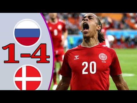Russia vs Denmark 1-4 Extended Highlights & All goals UEFA EURO 2020