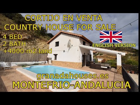 TRADITIONAL ANDALUSIAN COUNTRY HOUSE CORTIJO FOR SALE IN MONTEFRIO-ANDALUSIA SPANISH PROPERTY