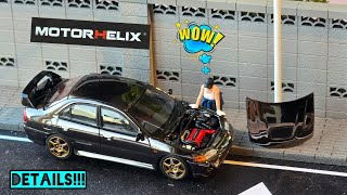 DIECAST COLLECTORS MUST KNOW ABOUT THIS BRAND! Motorhelix Mitsubishi Lancer Evolution. 