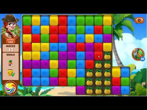 Lost Island Blast Adventure Level 438 - No Boosters