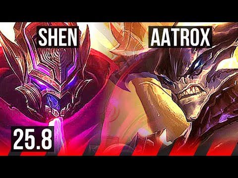 SHEN vs AATROX (TOP) | 7/1/5 | KR Grandmaster | 25.8