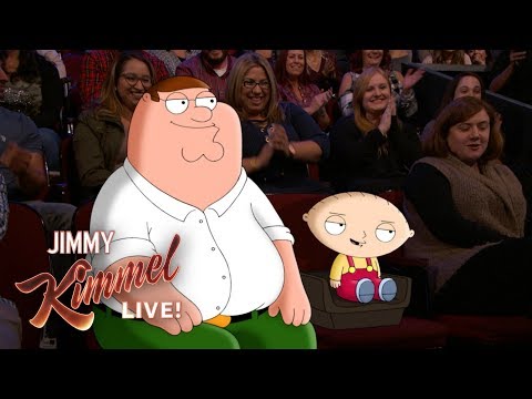 Jimmy Kimmel Talks to Peter & Stewie Griffin from Family Guy