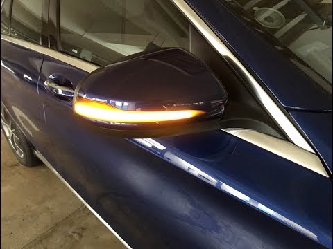 Dynamic Sequential Blink LED Side Mirror Turn Signal Light For Mercedes C E S GLC Class