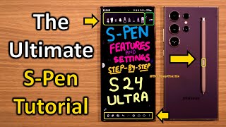 Download the video "S24 Ultra - Every S-Pen Feature & Setting Explained Step By Step ✔🖊"