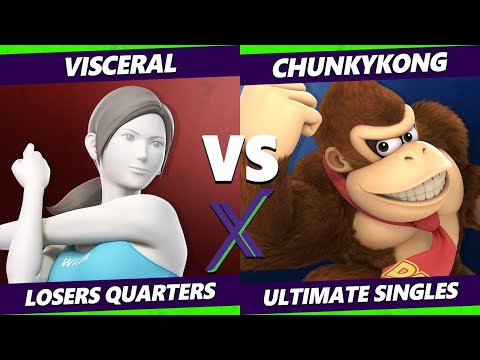 S@X 373 Online Losers Quarters - Visceral (Wii Fit Trainer) Vs. ChunkyKong (DK) Ultimate - SSBU