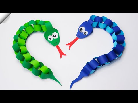 Amazing Paper Snake Moving paper toys
