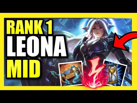 (#1 LEONA WORLD) PLAYING LEONA MID IN HIGH ELO! | Best Full AP Leona Mid Gameplay Season 9