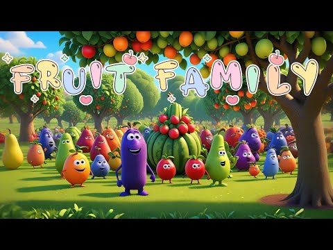 "Fruit Family 🍓🍍 | Fun Kids Song About Fruits & Friendship | MemoKids Music" 🎉🎶 #labubu