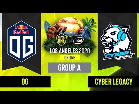 Dota2 - Cyber Legacy vs. OG - Game 2 - Group A - EU/CIS - ESL One Los Angeles