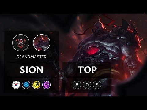 Sion Top vs Jayce - KR Grandmaster Patch 9.4