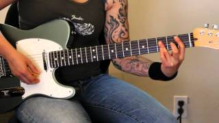 How to play &quot;Keep Away&quot; by God Smack (rhythm guitar only) - Jen Trani