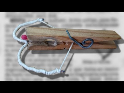 Clothespin crossbow.
