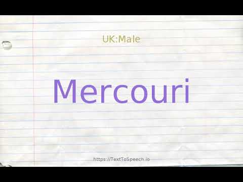 How to pronounce mercouri
