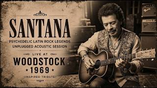 Santana ⚡ Powerful Latin Rock Guitar Solo | Woodstock 1969 Live (Inspired Tribute)