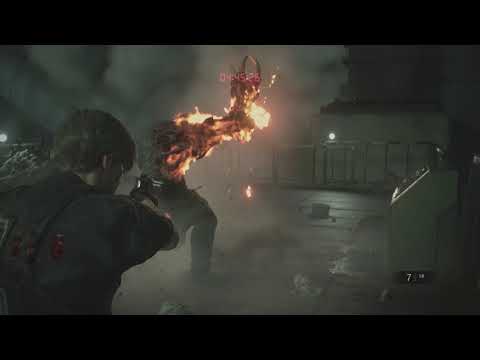 Resident Evil 2 Remake - Escape The Lab - End Boss Fight Walkthrough