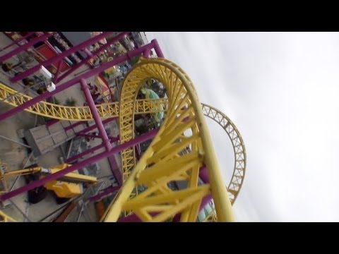 Rage Roller Coaster POV - Adventure Island - Southend Essex, UK England HD