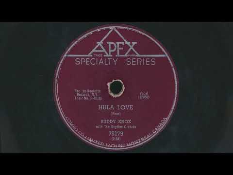 1957 BUDDY KNOX Hula Love ROCKABILLY - 78 RPM Record