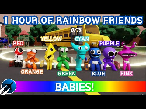 *1 HOUR* of Rainbow Friends BABIES! (Ch 1 and Ch 2) Rainbow Friends Roblox