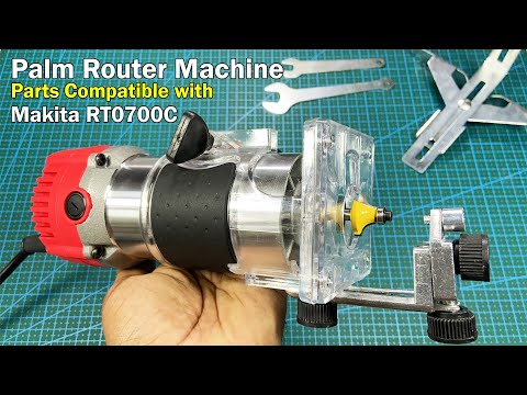 Electric Hand Trimmer Wood Palm Router Unboxing and Test