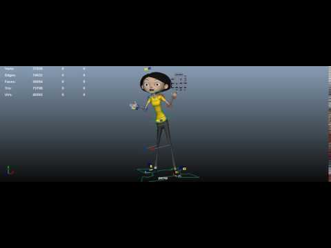 Emma Rig V1 Animating a Scene